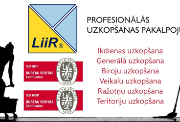 LiiR Latvia SIA, pilna spektra uzkopšanas serviss