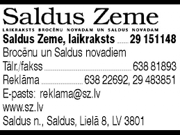 SALDUS ZEME laikraksts