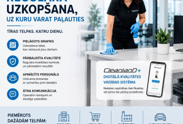 Cleanland PHS SIA, profesionāls uzkopšanas serviss