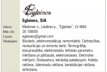 EGLAINES SIA