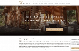 IS SIA, guļbūves no virpotiem baļķiem 