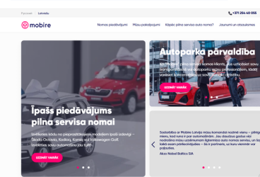 MOBIRE LATVIJA SIA, auto noma