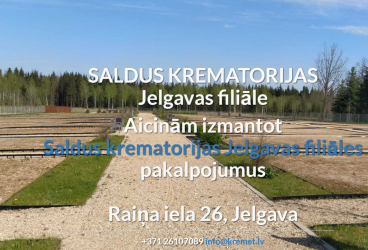 SALDUS KREMATORIJA, Jelgavas filiāle