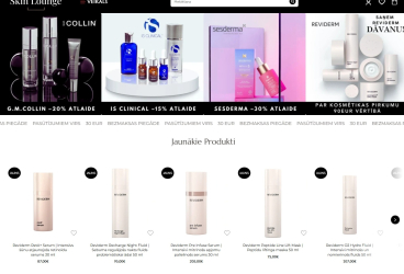 Skinlounge.lv, premium produkti kosmētikai un skaistumkopšanai