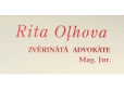 ADVOKĀTI, ADVOKĀTU BIROJI - Zvērinātas advokātes RITAS OĻHOVAS prakse