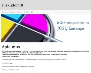 RUSKIJ DOM LT - Home page www.ruskijdom.lt screenshot 