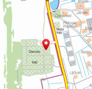 Dienvidu kapi, 1189.lv